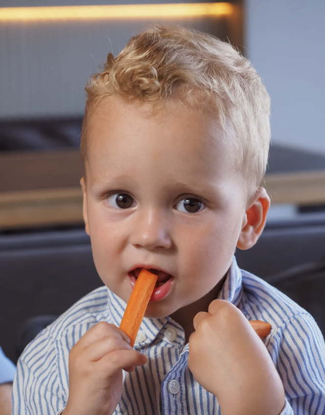 teach your child to chew